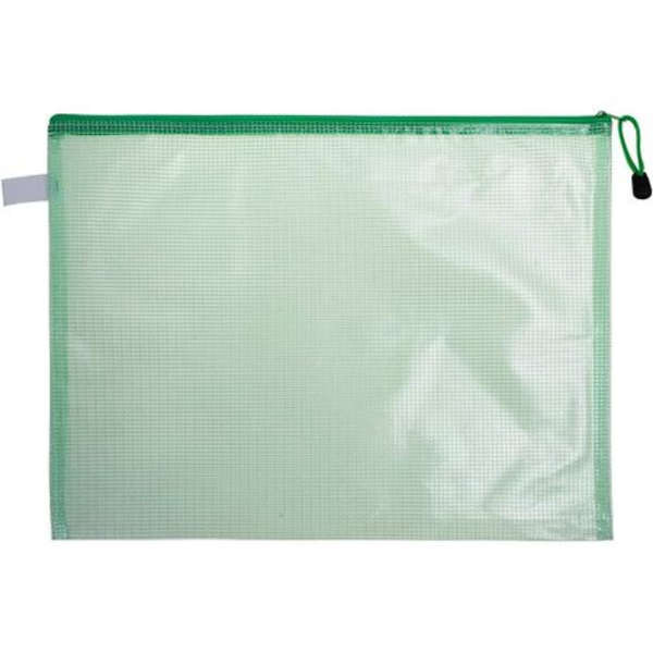 Set of 5 Deli Classic PVC A4 Zip Bag With Metal Zip - 5654
