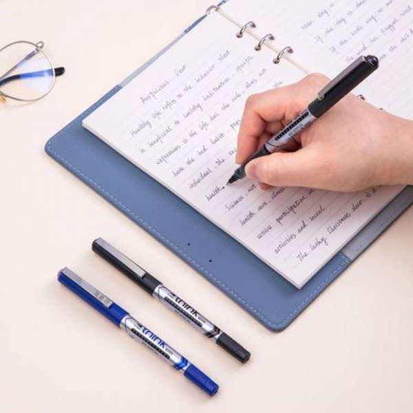Deli Think Rollerball Pen - Set of 4 - Blue - Q20530