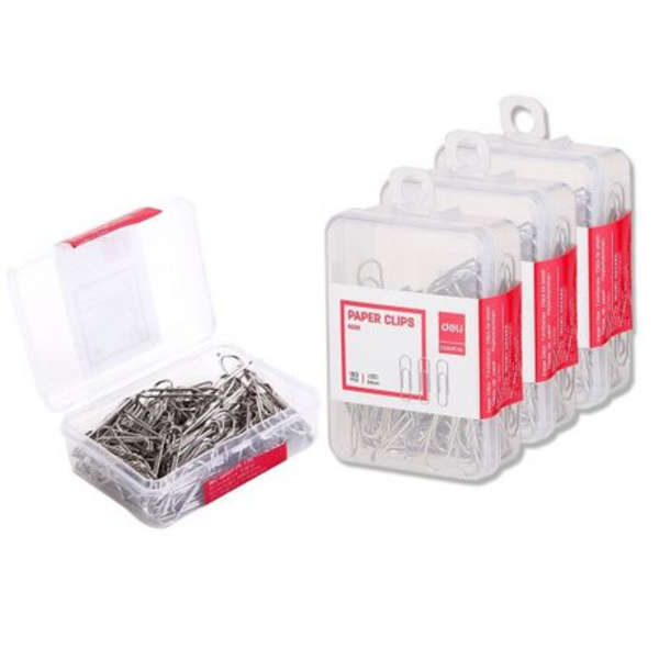 Deli Essential 400pc Silver 29mm Paper Clips - 0025