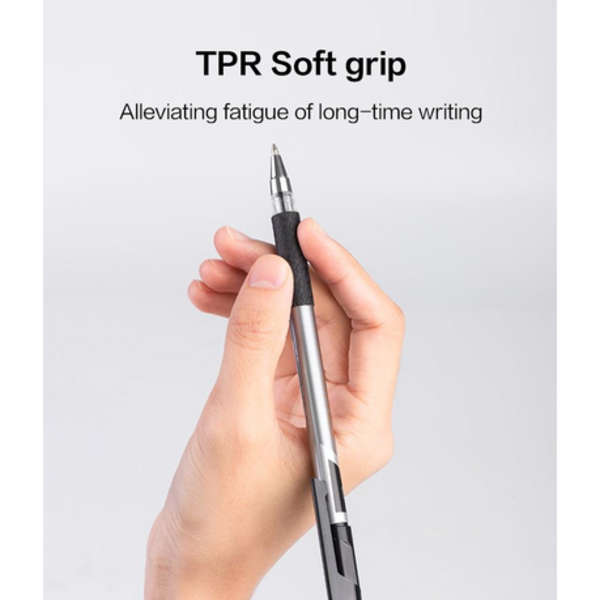 DELI Arrow Pro Ball Point Pen 0.7mm - Black - Set of 4 - Q10-BK