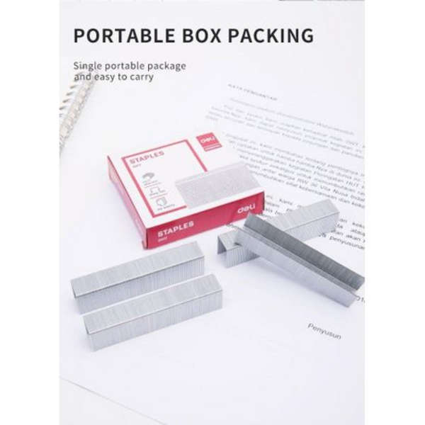 Deli Sharp Tip 120 Sheet Staples - 0017