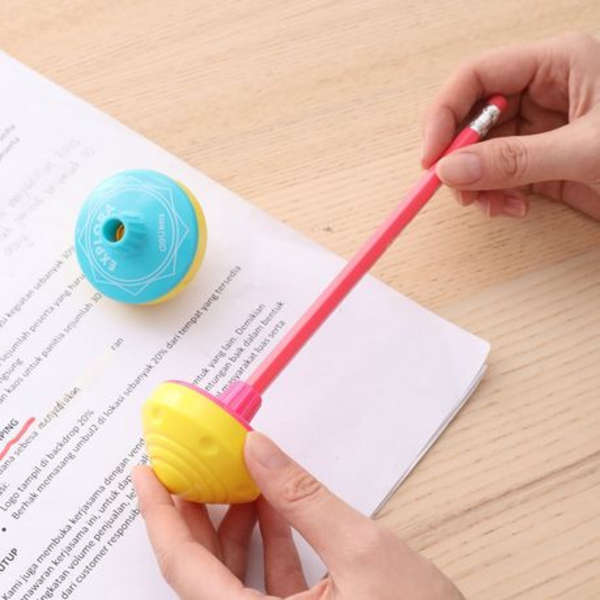 Deli Explora Pencil Sharpener Spinning Top - R01301