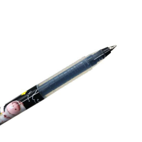Deli 0.5mm Gel Ink bullet Tip Black pen - Set of 12 - G31-BK