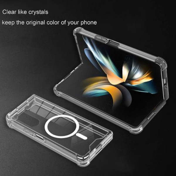 MXM MagSafe Magnetic Wireless Charge Clear Case For Samsung Z Fold 5