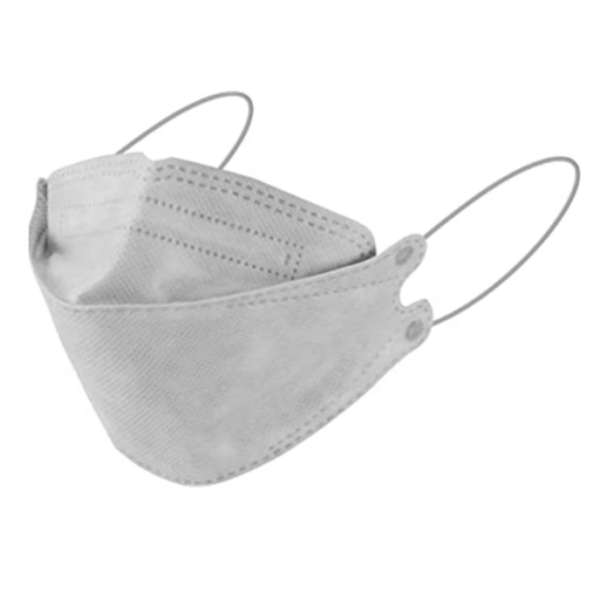 KF94 Fish Type Anti Fog Full Seal Disposable Protective Masks - Grey - 40's