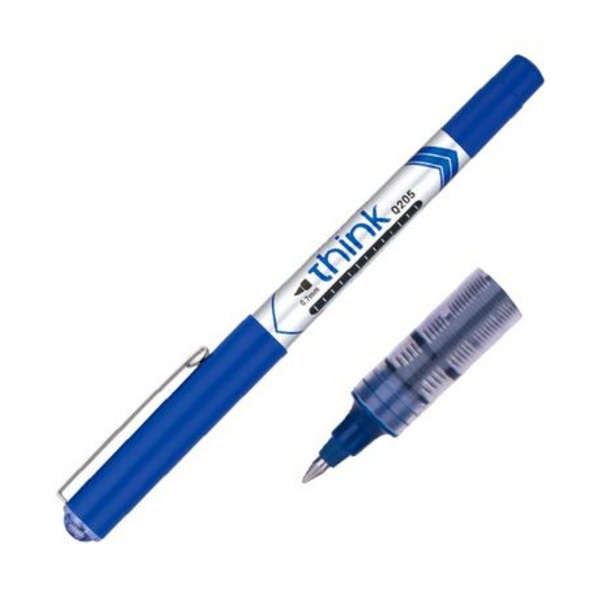 Deli Think Rollerball Pen - Set of 4 - Blue - Q20530