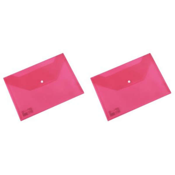 Deli Aurora A4 File Bag Pack Of 2 - Pink - F10442