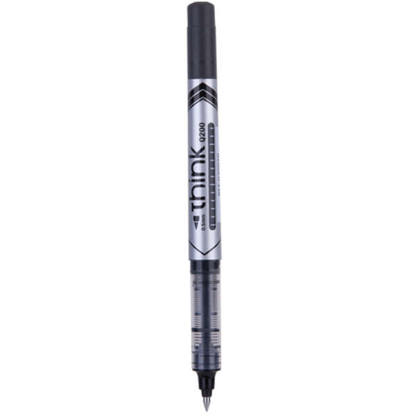 Deli Think Rollerball Pen - Set of 12 - Black - Q20020