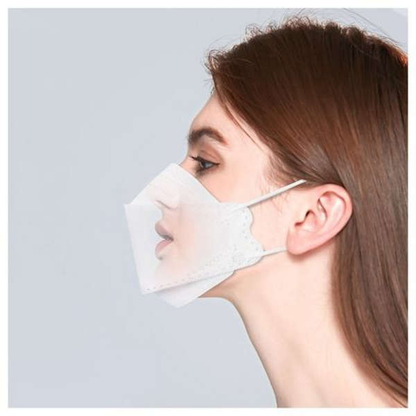 KF94 Fish Type Anti Fog Full Seal Disposable Protective Masks - Grey - 40's