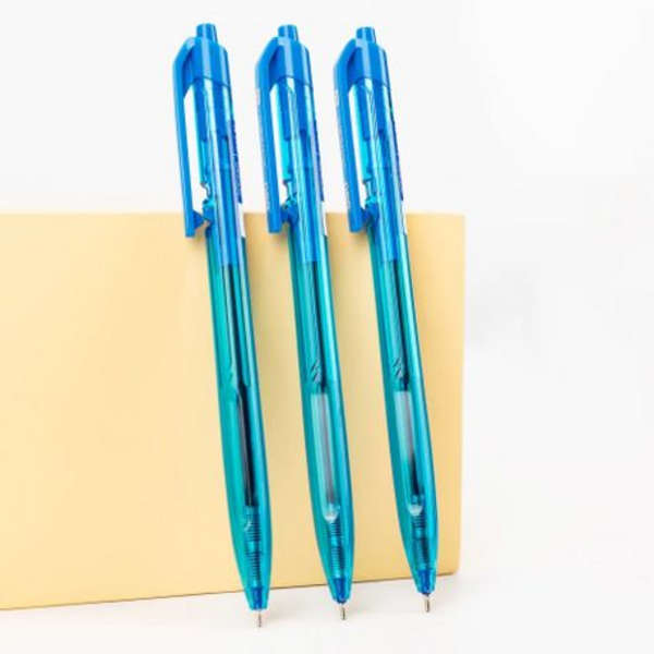 Deli Xtream 0.7mm Fine Retractable Ballpoint Pen - Pack Of 5 - Q20-MT-BL