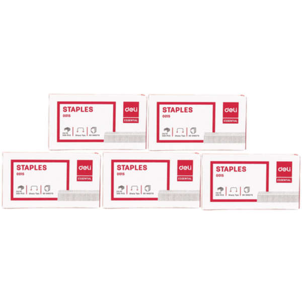 Deli 23/10 Sharp Pointed Staples - Set of 2500 Staples - 0015