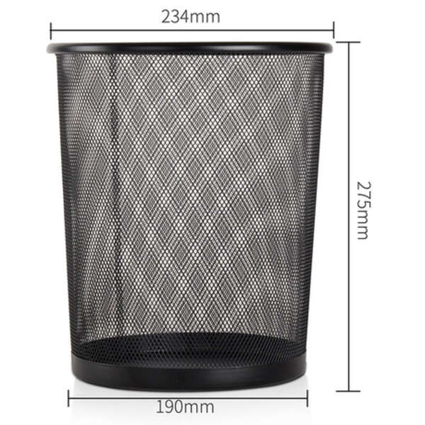DELI Small Steel Mesh Waste Bin - 9188