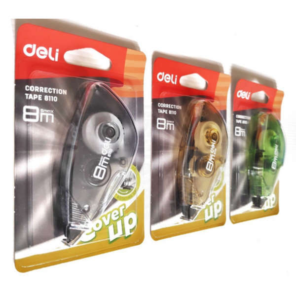 Deli Cover Up Correction Tape 5mm x 8m - 8110