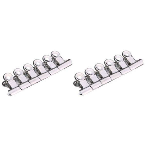 Deli 6 Piece 29mm Iron Round Paper Clips - 9525 - Set of 2
