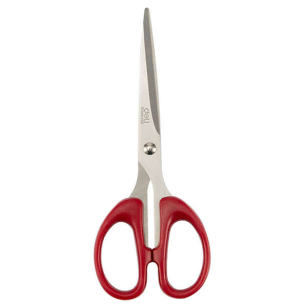 Classic Stainless Steel 180mm Scissors - Red - 6009