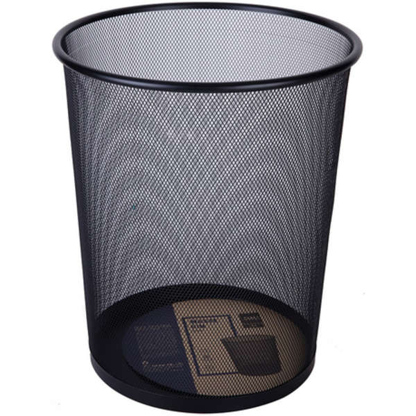 DELI Large Steel Mesh Waste Bin - 9189