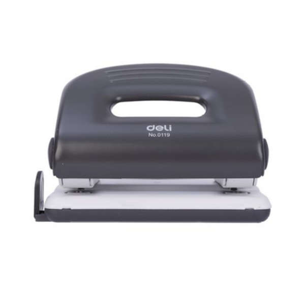Deli Pro 2 Hole 25 Sheet Paper Punch - 0119 - Black