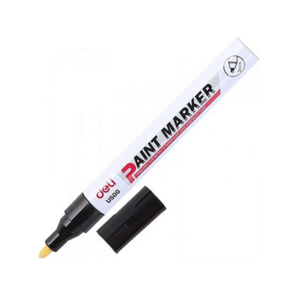 Deli Black Paint Marker - Set Of 12 - U500-BK