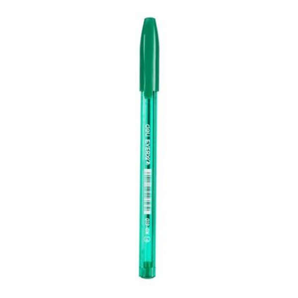 Deli Green Ball Point Fine Tip Pen Set Of 50 - Q19-GN