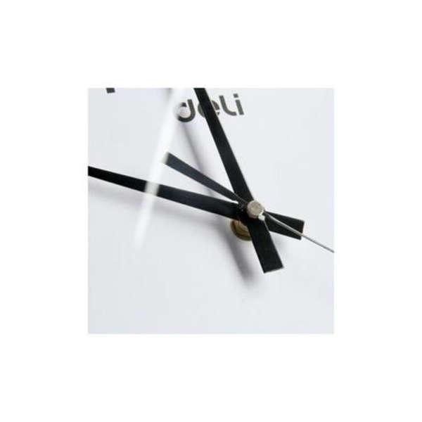 Deli Large 40cm Decorative White Analogue Wall Clock - 9006