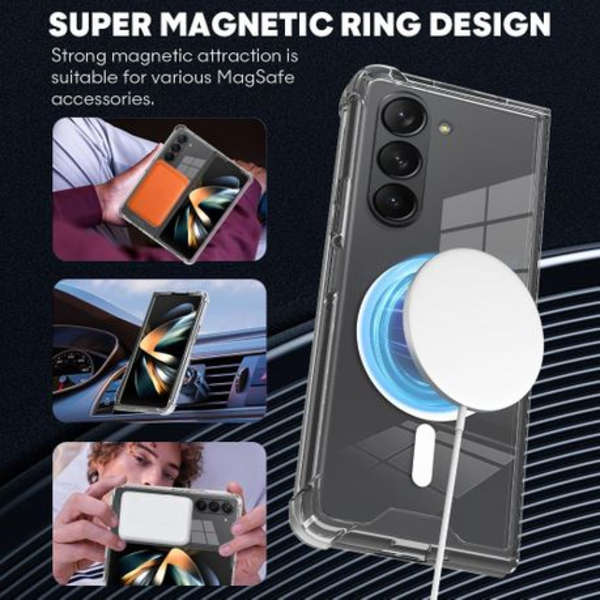 MXM MagSafe Magnetic Wireless Charge Clear Case For Samsung Z Fold 5