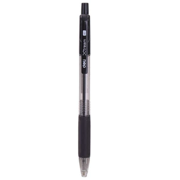 DELI Xtream Ball Point Retractable Pen 0.7mm - Black - Set of 4 - Q02320