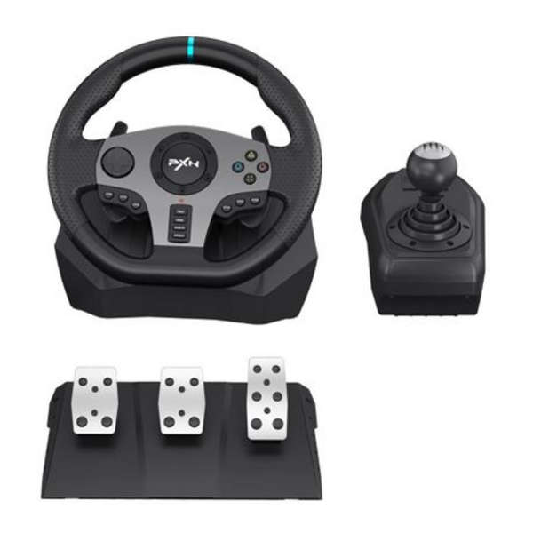 PXN V9 Gaming Steering Wheel 270-900 degree with 3 Pedals and Gear Shifter ***UNBOXED DEAL***