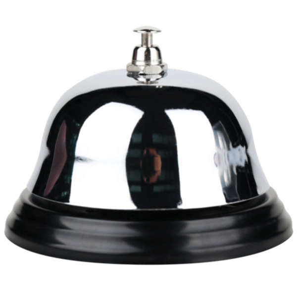 Deli - 80mm Call Bell - Silver - 0240