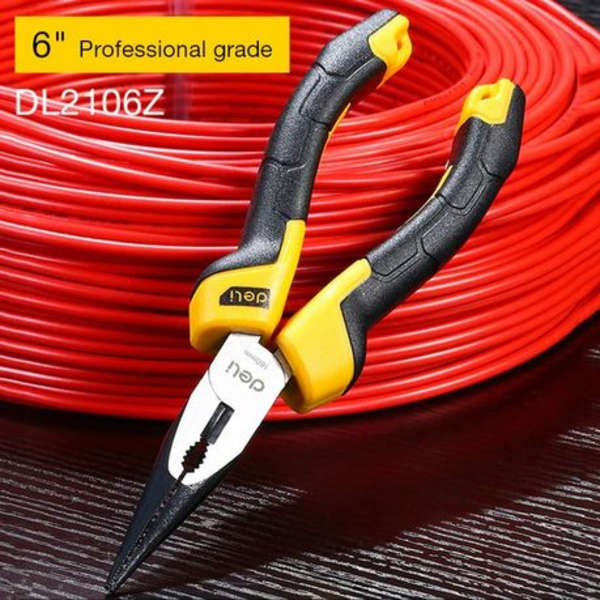Deli 6 Inch Long Nose Pliers - DL2106Z