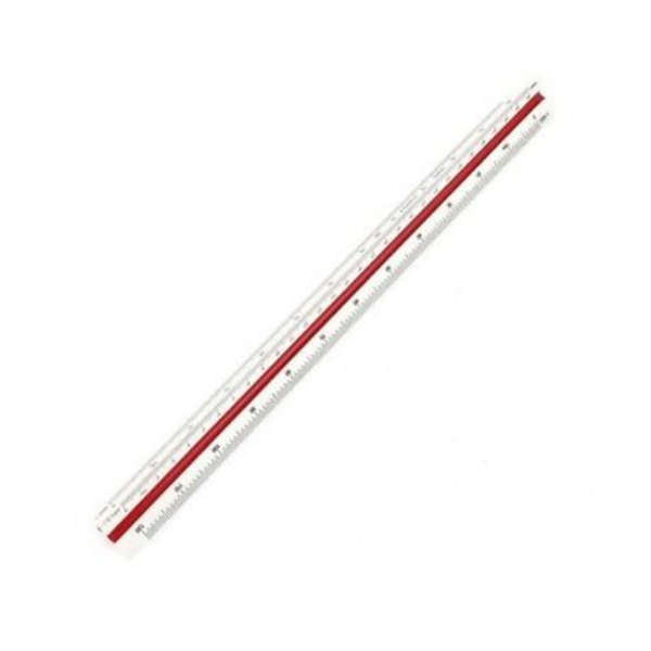 Deli 3 Sided Triangular Scale Ruler - 8930