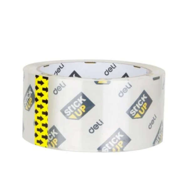 Deli Crystal Clear Low Noise Packaging Tape - Set of 6 Rolls - 37661