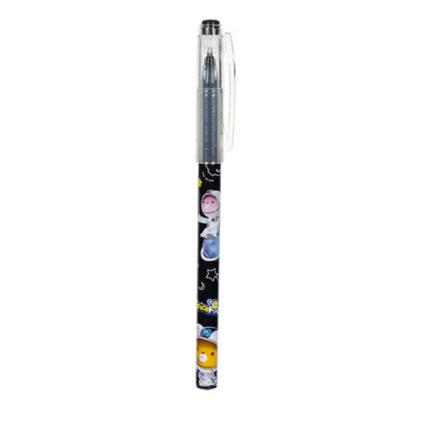 Deli 0.5mm Gel Ink bullet Tip Black pen - Set of 12 - G31-BK