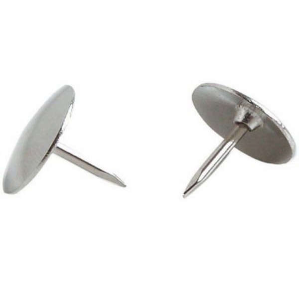 Deli Essential 500 Silver Thumb Tacks Drawing Pins - 0022