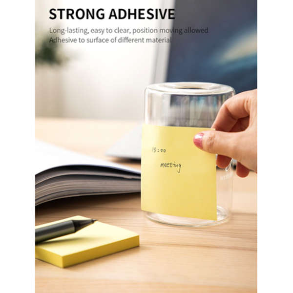 Deli Stick Up Yellow Sticky Notes - 100 Sheets - A00353