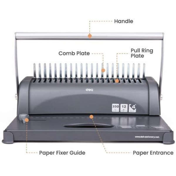 DELI Comb Binding Machine - 3871