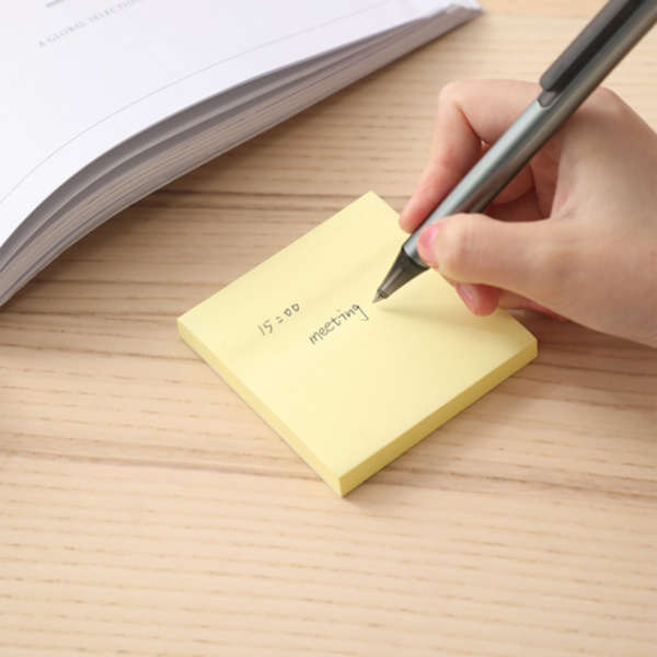 Deli Stick Up Yellow Sticky Notes - 100 Sheets - A00353
