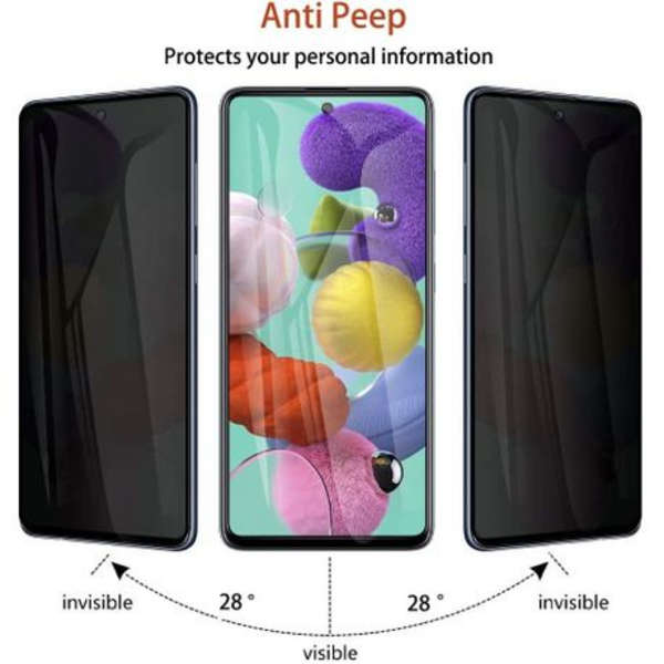 MXM Anti Spy Privacy Tempered Glass Screen Protector For Samsung A04 Core