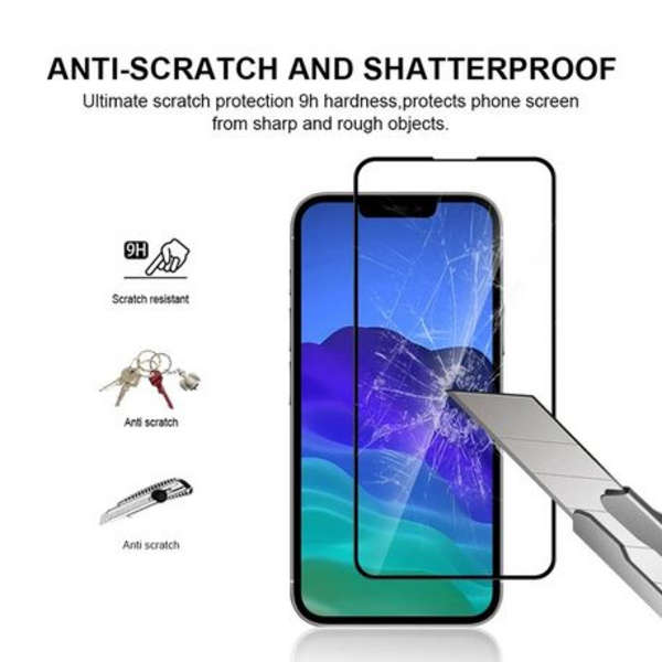 MXM 9D Tempered Glass Screen Protector - iPhone 13 &amp; iPhone 13 Pro - 2 Pack