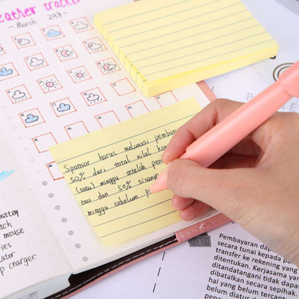 Deli Stick Up To-Do Sticky Notes - 100 Sheets - A00652