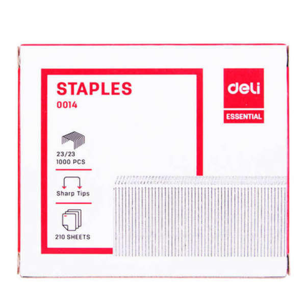 Deli 23/23 1000 Pieces Staples - 0014