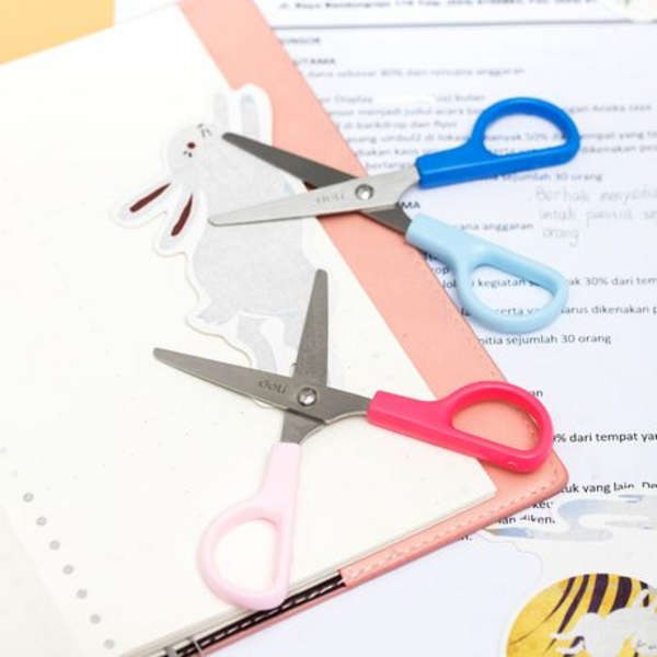 Deli Kids School Scissor - 6021 - Blue
