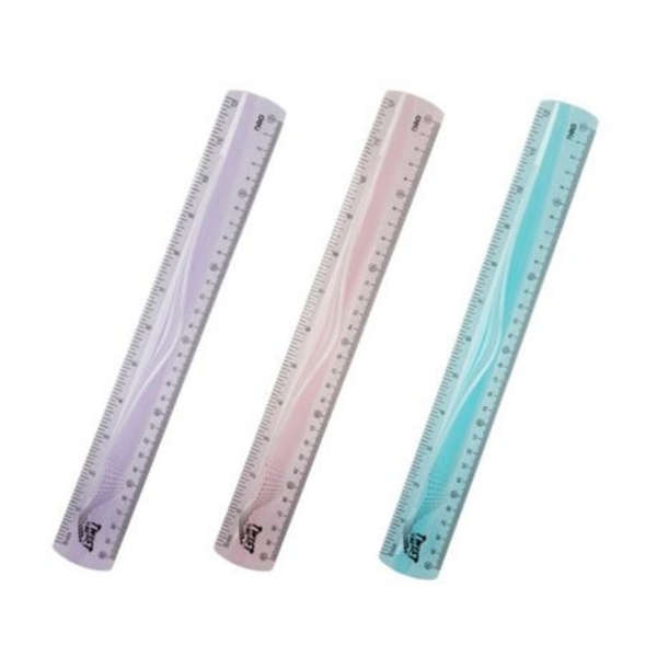 Deli Twist Ultra Flexible 30cm Ruler - H21 - Purple