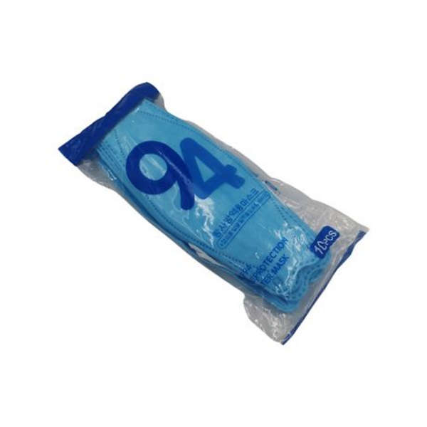 KF94 Fish Type Anti Fog Full Seal Disposable Protective Masks - Blue - 10