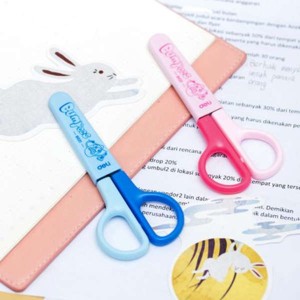 Deli Kids School Scissor - 6021 - Blue