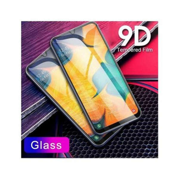 2 Pack - MXM 9D Tempered Glass 9H Screen Protector - Samsung A54 - Black