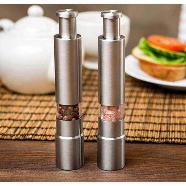 Stainless Steel Pepper Mill Grinder - Single's
