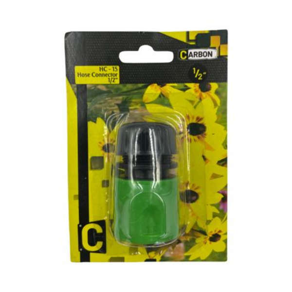 Carbon 1/2" Hose Connector - HC - 15