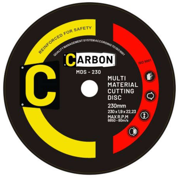 Carbon Freehand Multi Material Cutting Disc - MDS-230