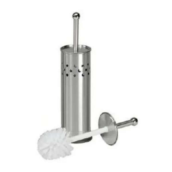 Toilet Brush With Holder and MXM Flashlight Keyring - Moon and Stars Design
