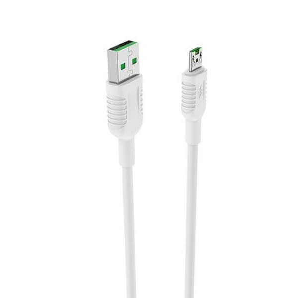 Borofone USB To Micro USB Super Charge Data Cable - White - BX33